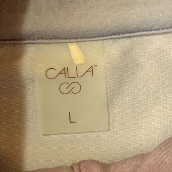 Calia UV Long sleeve 1/2 zip Golf Shirt Large Lake Reflection Cool color - Picture 3 of 11